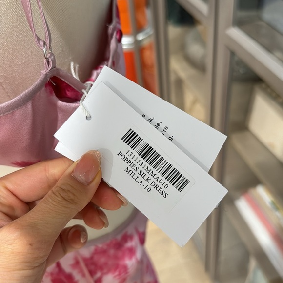 Reformation Poppies Silk Dress Milla - Picture 10 of 10